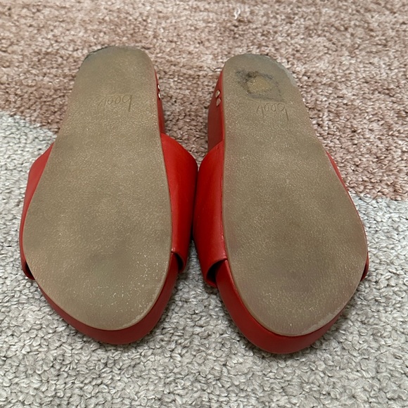 Beek Pelican Slide Sandal Cherry Red Size 8 - Picture 5 of 6